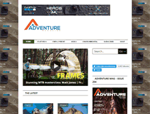 Tablet Screenshot of adventuremagazine.co.nz